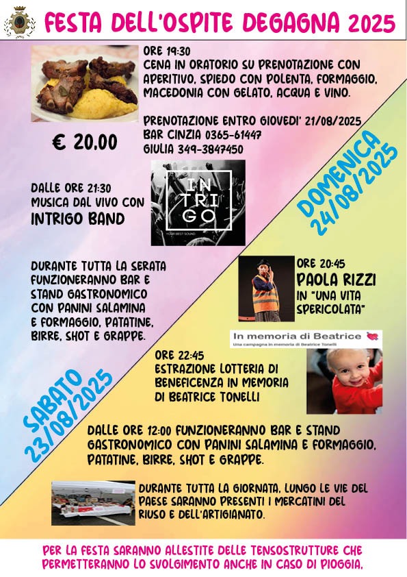 Festa dell\'ospite Degagna 2025
