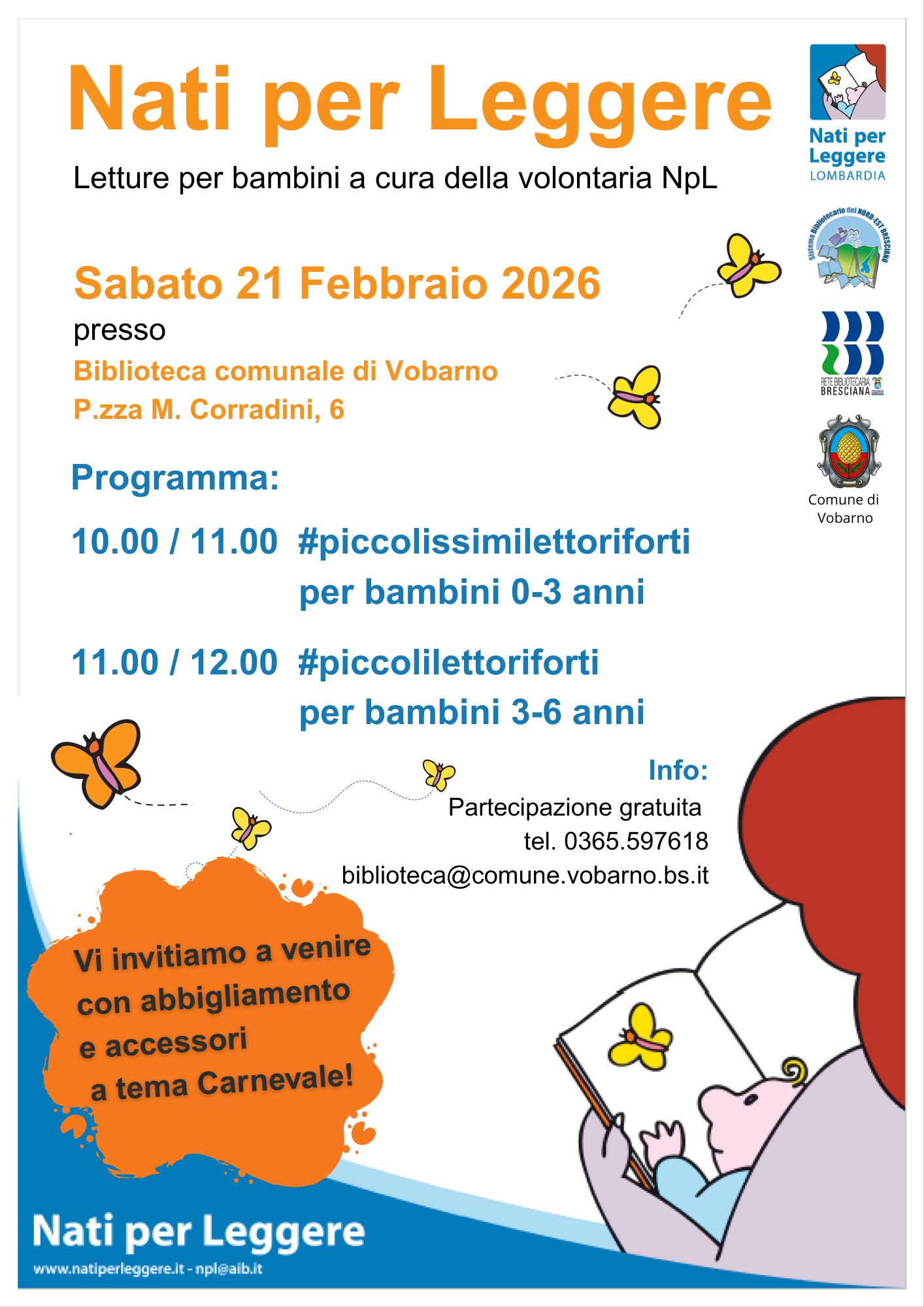 Nati per leggere in biblioteca