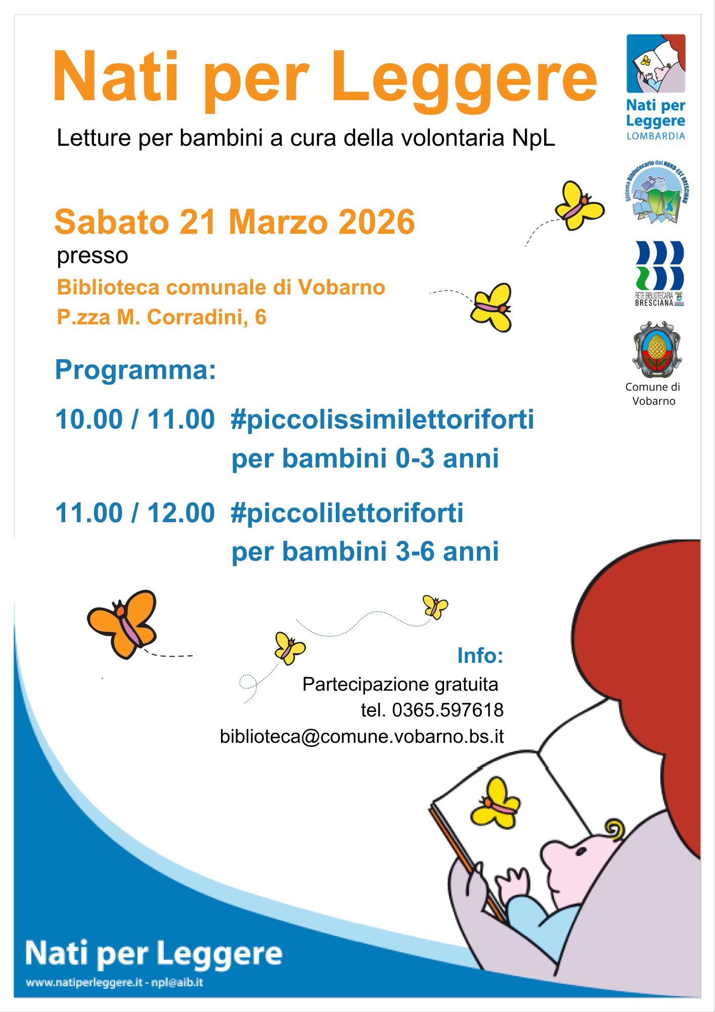 Nati per leggere in biblioteca