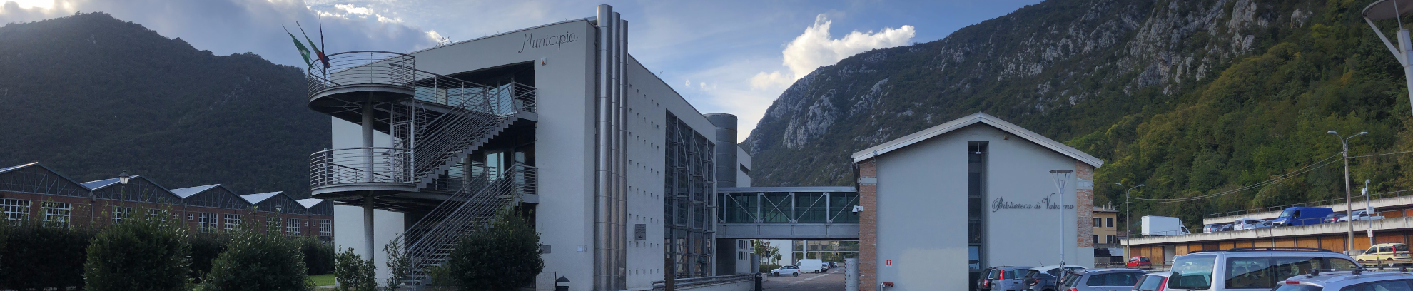 Vista Municipio e Biblioteca Vobarno