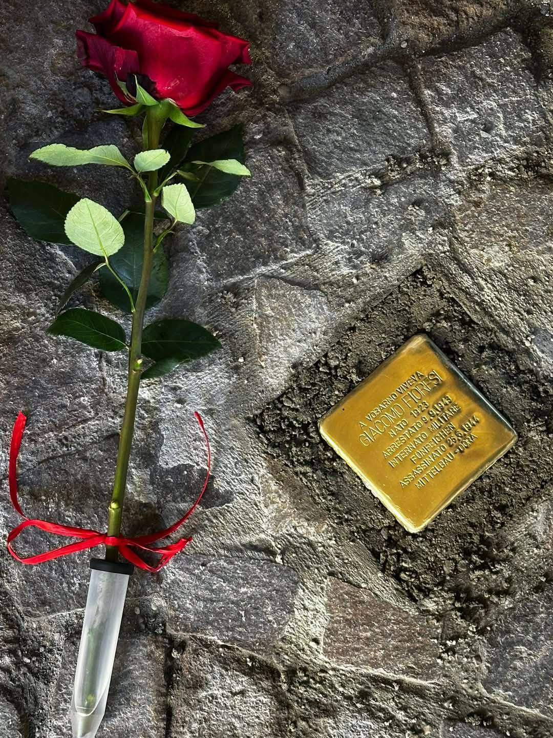 Pietra d’inciampo a Giacomo Fioresi Pietra d’inciampo a Giacomo Fioresi